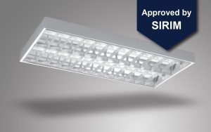 SAC T8 Mirror Louvre Fitting Series - Surface Mounted